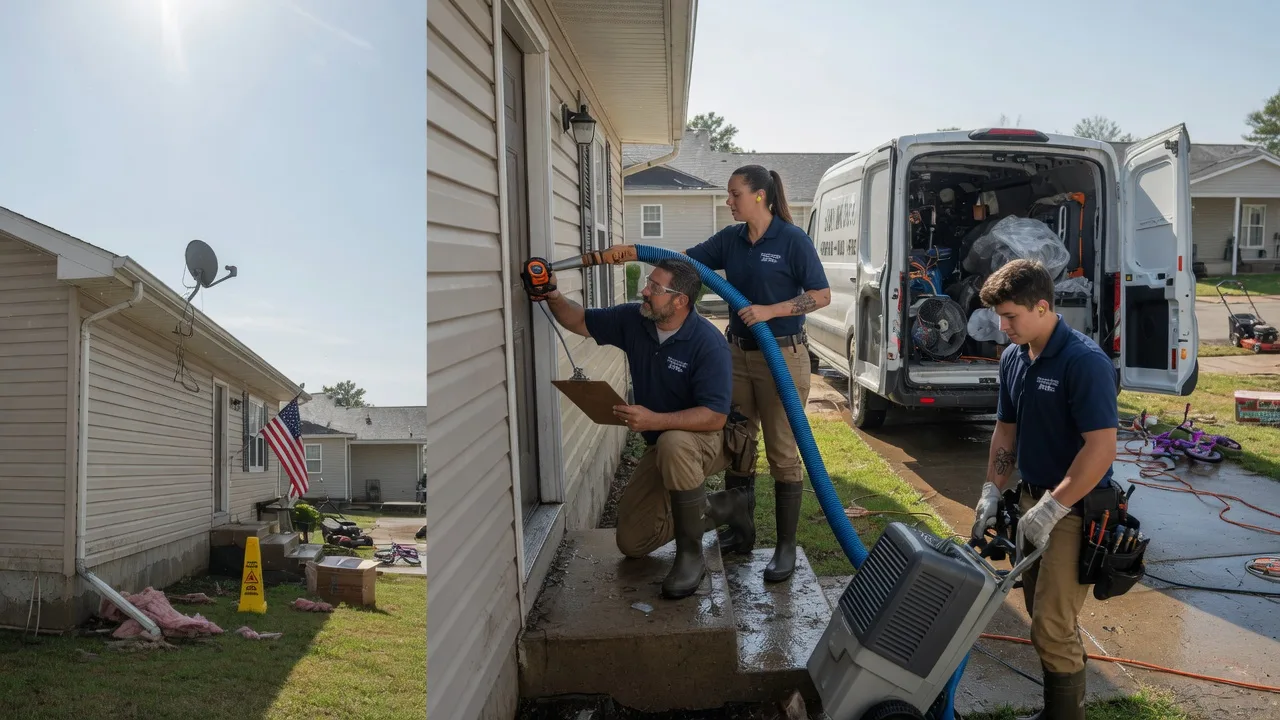 Ceiling Water Damage Restoration in Fanshawe, OK near me